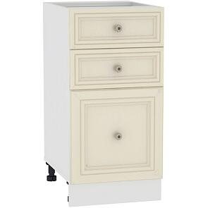 Шкаф нижний с 3-мя ящиками Шале Н 403 Ivory-Белый