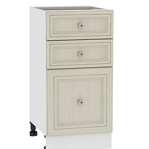Шкаф нижний с 3-мя ящиками Шале Н 403 Veneziano-Белый