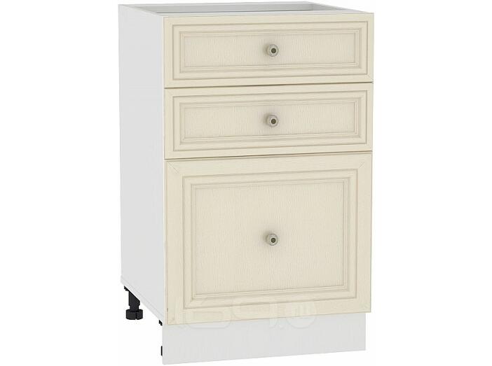 Шкаф нижний с 3-мя ящиками Шале Н 503 Ivory-Белый