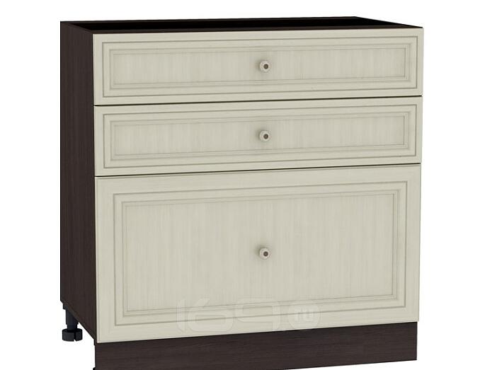 Шкаф нижний с 3-мя ящиками Шале Н 803 Veneziano-Венге