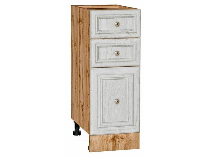Шкаф нижний с 3-мя ящиками Шале White Dreamline Дуб Вотан 816*300*480