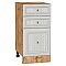 Шкаф нижний с 3-мя ящиками Шале White Dreamline Дуб Вотан 816*400*480 Шкаф нижний с 3-мя ящиками Шале White Dreamline Дуб Вотан 816*400*480