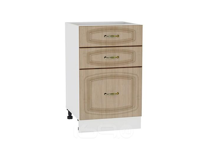 Шкаф нижний с 3-мя ящиками Сити Н 503 Анегри-Белый