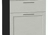 Шкаф нижний с 3-мя ящиками Сканди Cappuccino Softwood Graphite 816*500*480