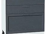 Шкаф нижний с 3-мя ящиками Сканди Graphite Softwood Белый 816*800*480