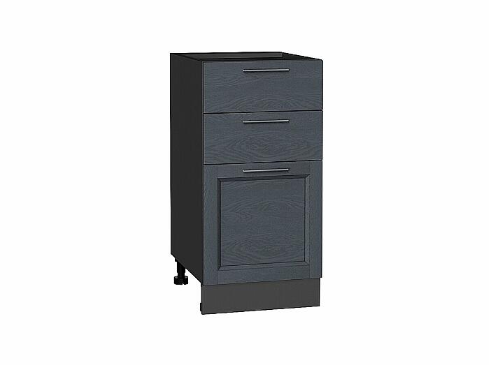Шкаф нижний с 3-мя ящиками Сканди Graphite Softwood Graphite 816*400*480