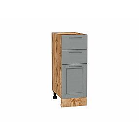 Шкаф нижний с 3-мя ящиками Сканди Grey Softwood Дуб Вотан 816*300*480