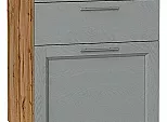 Шкаф нижний с 3-мя ящиками Сканди Grey Softwood Дуб Вотан 816*500*480