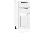 Шкаф нижний с 3-мя ящиками Сканди White Silkwood/Белый 816*300*480