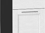 Шкаф нижний с 3-мя ящиками Сканди White Silkwood/Graphite 816*300*480