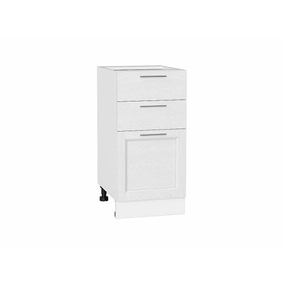 Шкаф нижний с 3-мя ящиками Сканди White Softwood/Белый 816*400*480
