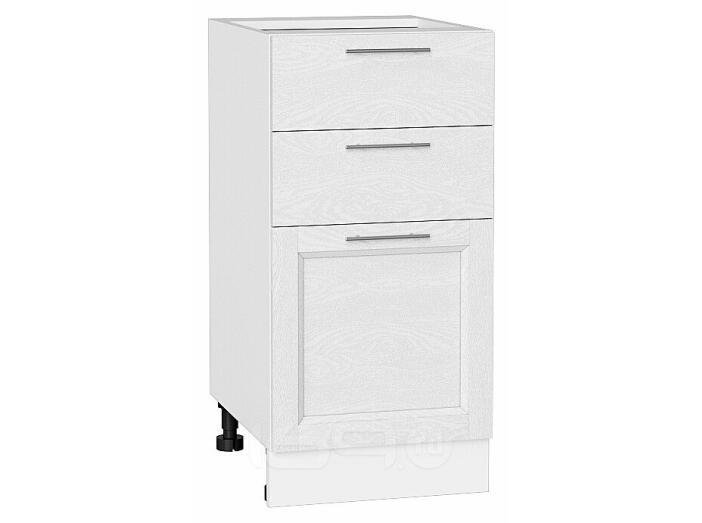 Шкаф нижний с 3-мя ящиками Сканди White Softwood/Белый 816*400*480
