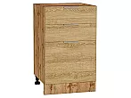 Шкаф нижний с 3-мя ящиками Терра Ель Карпатская Дуб Вотан 816*500*478