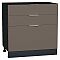 Шкаф нижний с 3-мя ящиками Терра Смоки Софт Graphite 816*800*478 Шкаф нижний с 3-мя ящиками Терра Смоки Софт Graphite 816*800*478