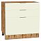 Шкаф нижний с 3-мя ящиками Терра Ваниль софт Дуб Вотан 816*800*478 Шкаф нижний с 3-мя ящиками Терра Ваниль софт Дуб Вотан 816*800*478