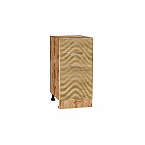 Шкаф нижний с 3-мя ящиками Терра W Ель Карпатская Дуб Вотан 816*400*478