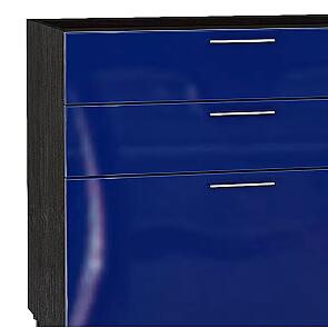 Шкаф нижний с 3-мя ящиками Валерия-М Н 803 Синий-Венге