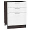 Шкаф нижний с 3-мя ящиками Валерия-М Белый металлик Graphite Шкаф нижний с 3-мя ящиками Валерия-М Белый металлик Graphite
