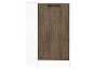 Шкаф нижний торцевой Флэт Brown Casella Oak 2S/Белый 816*296*552