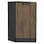 Шкаф нижний торцевой Флэт Brown Casella Oak 2S/Graphite 816*296*552