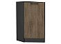 Шкаф нижний торцевой Флэт Brown Casella Oak 2S/Graphite 816*296*552