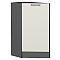 Шкаф нижний торцевой Флэт Cashmere In 2S/Graphite 816*296*552 Шкаф нижний торцевой Флэт Cashmere In 2S/Graphite 816*296*552