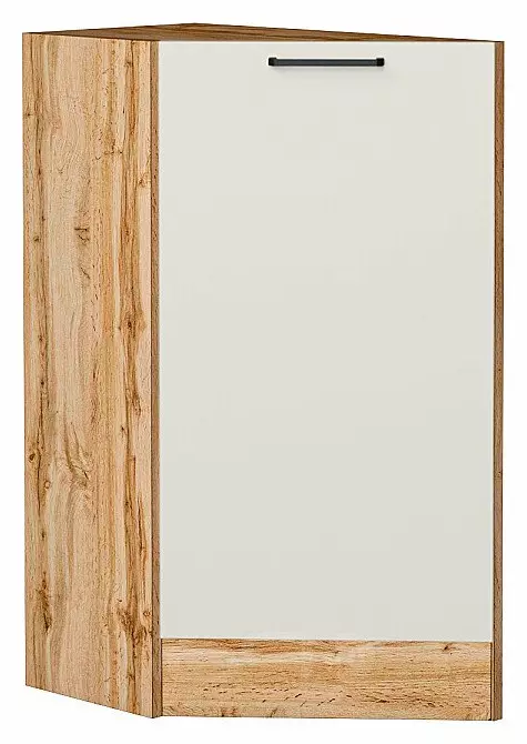 Шкаф нижний торцевой Флэт Cashmere In 2S/Дуб Вотан 816*296*552