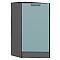 Шкаф нижний торцевой Флэт Grey-green In 2S/Graphite 816*296*552 Шкаф нижний торцевой Флэт Grey-green In 2S/Graphite 816*296*552