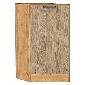 Шкаф нижний торцевой Флэт Natural Casella Oak 2S/Дуб Вотан 816*296*552