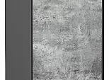 Шкаф нижний торцевой Флэт Temple Stone 2S/Graphite 816*296*552