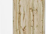 Шкаф нижний торцевой Флэт Wotan Oak 2S/Белый 816*296*552