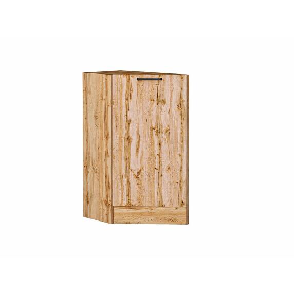 Шкаф нижний торцевой Флэт Wotan Oak 2S/Дуб Вотан 816*296*552