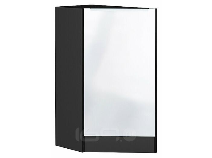 Шкаф нижний торцевой Фьюжн Angel Graphite 816*296*554