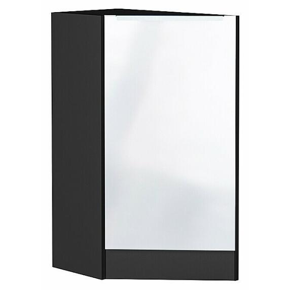 Шкаф нижний торцевой Фьюжн Angel Graphite 816*296*554