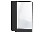 Шкаф нижний торцевой Фьюжн Angel Graphite 816*296*554