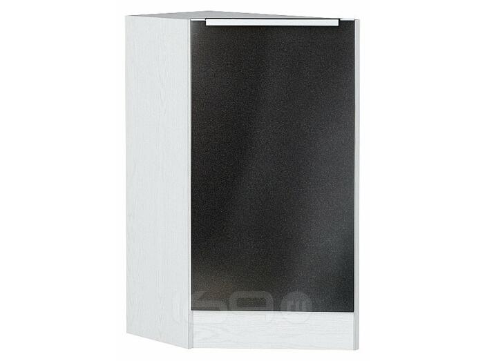 Шкаф нижний торцевой Фьюжн Anthracite Белый 816*296*554