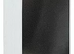 Шкаф нижний торцевой Фьюжн Anthracite Белый 816*296*554