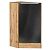 Шкаф нижний торцевой Фьюжн Anthracite Дуб Вотан 816*296*554