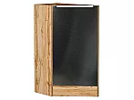 Шкаф нижний торцевой Фьюжн Anthracite Дуб Вотан 816*296*554