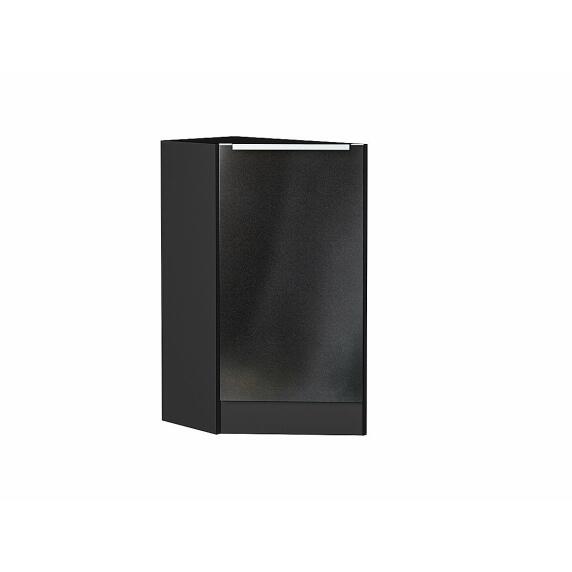 Шкаф нижний торцевой Фьюжн Anthracite Graphite 816*296*554