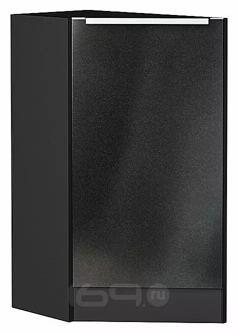 Шкаф нижний торцевой Фьюжн Anthracite Graphite 816*296*554