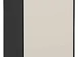 Шкаф нижний торцевой Фьюжн Cream Silk/Graphite 816*296*554