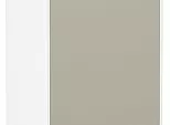 Шкаф нижний торцевой Фьюжн Silky Grey Белый 816*296*554