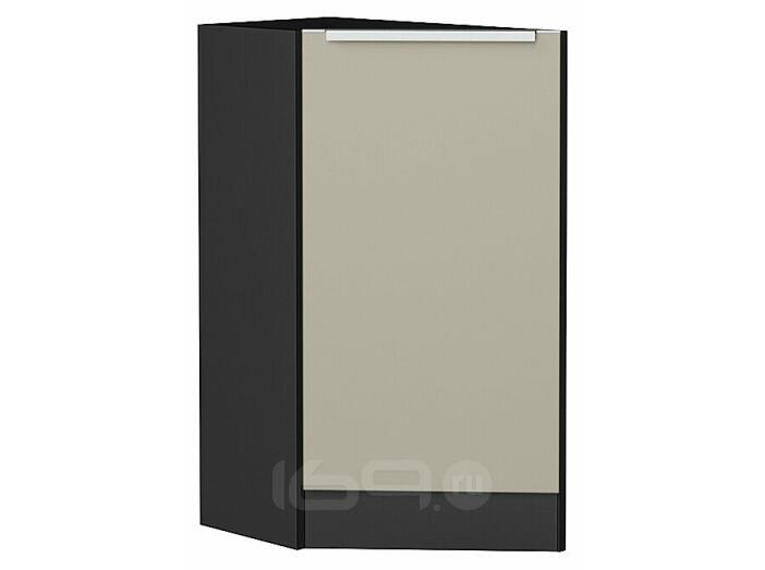 Шкаф нижний торцевой Фьюжн Silky Grey Graphite 816*296*554