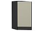 Шкаф нижний торцевой Фьюжн Silky Grey Graphite 816*296*554