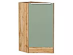 Шкаф нижний торцевой Фьюжн Silky Mint Дуб Вотан 816*296*554