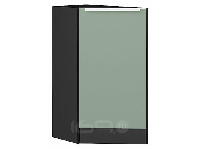 Шкаф нижний торцевой Фьюжн Silky Mint Graphite 816*296*554