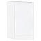Шкаф нижний торцевой Фьюжн Silky White Белый 816*296*554