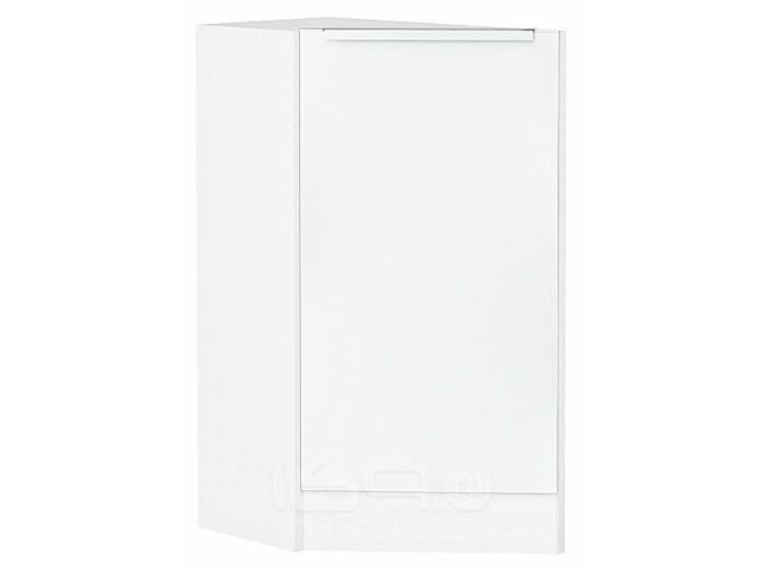 Шкаф нижний торцевой Фьюжн Silky White Белый 816*296*554