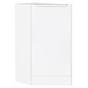 Шкаф нижний торцевой Фьюжн Silky White Белый 816*296*554